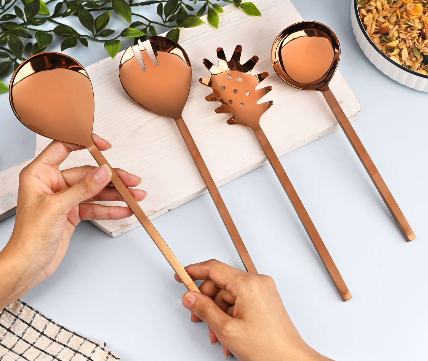 Ruby Collection - Serving Tools Set of 4 with Luxurious Gift Box