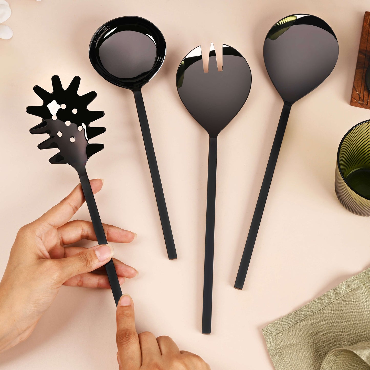 Ruby Collection - Serving Tools Set of 4 with Luxurious Gift Box